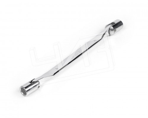 Ключ торцевой шарнирный  9х11 хромированный HORTZ