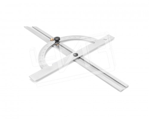 Угломер нониусный 10-170° (150x300мм 1°) регулир.рейка