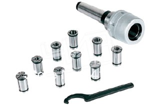 Патрон фрезерный КМ4 с наб.цанг из 8шт.(4-16мм)