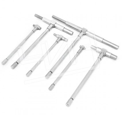 Набор нутромеров телескоп.  8-150 (6шт)