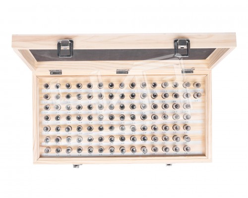 Набор гладких калибров  4,01- 5,00 +/-0,001 шаг 0,01 100шт ЧИЗ