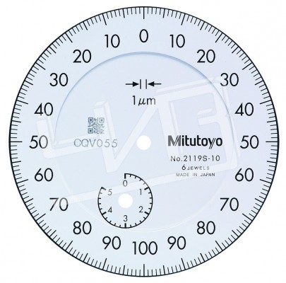 Индикатор часового типа ИЧ-  5 0,001 без ушка 2119SB-10 Mitutoyo