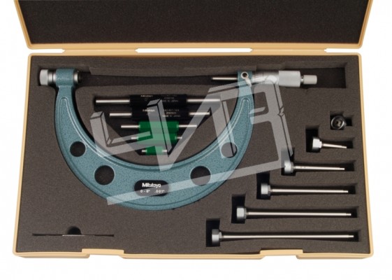 Микрометр МК-   6" 0,001" (0-6") со сменными пятками 104-137 Mitutoyo