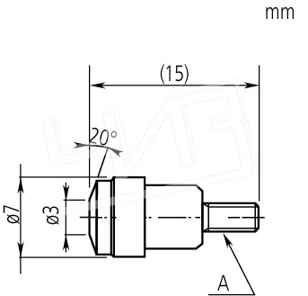 Наконечник твердосплавный 7 mm 137255 Mitutoyo