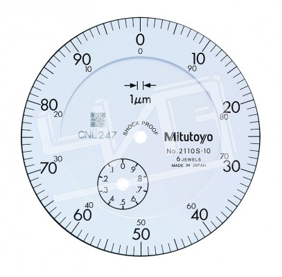 Индикатор часового типа ИЧ-  1 0,001 без ушка ударопроч. 2110SB-10 Mitutoyo