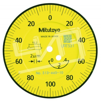 Индикатор ИРБ-0,4 0,002 щуп 18,7 шкала +/-100 (наклон шкалы 20гр) базовый набор 513-445E Mitutoyo