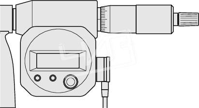 Микрометр МКЦ- 500 0,001 электронный 3-кн. поворотный дисплей (330гр) 293-589 Mitutoyo