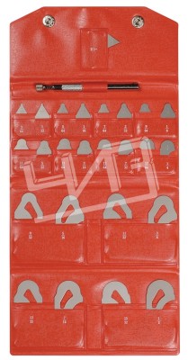 Набор шаблонов радиусных (R  1/64-1/2") 25 пластин 186-901 Mitutoyo