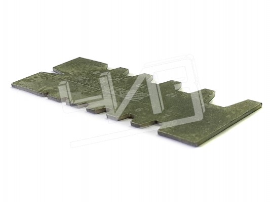 Шаблон для контроля угла заточки резцов для трапец. (2-12 мм) резьбы