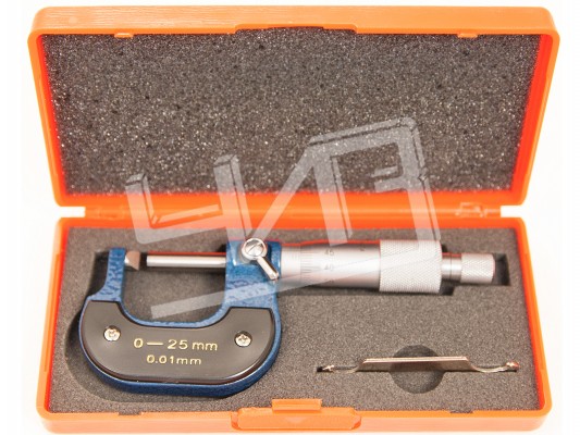 Микрометр трубный МКН- 25 0,01 с ножевидеой пяткой SHAN