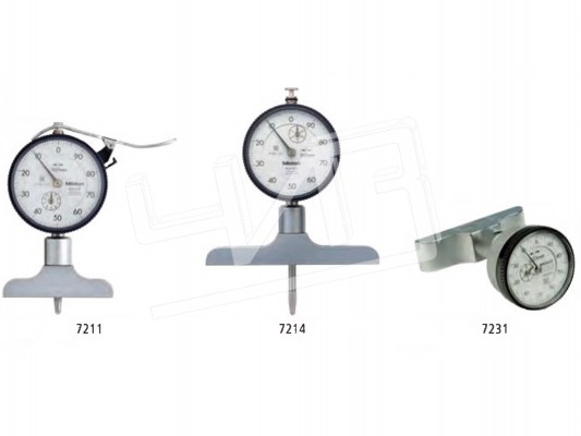 Глубиномер индикаторный ГИ-210 0,01 (основание 101,6мм) (измер. головка 2952 SB) 7214 Mitutoyo