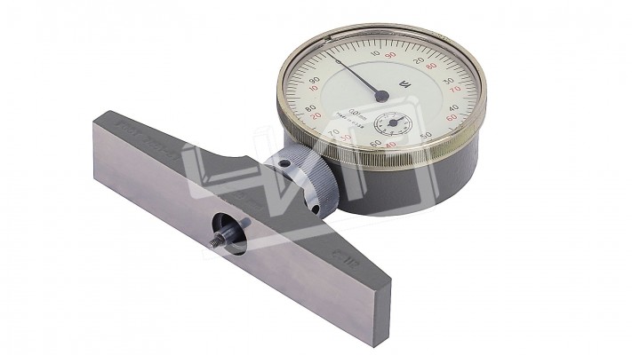 Глубиномер индикаторный ГИ-100 0.01 с калибровкой КировИнструмент