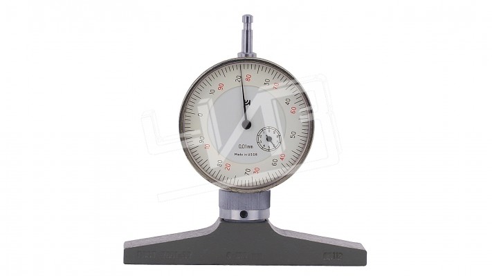 Глубиномер индикаторный ГИ-100 0.01 с калибровкой КировИнструмент