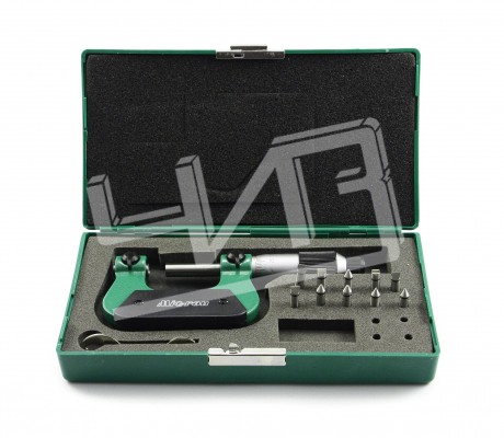 Микрометр резьбовой МВМ-125 0,01 с калибровкой МИК