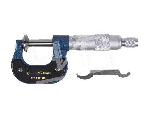 Микрометр д/мягк.материалов МТМ-25 0.01 тарельчатый МИК