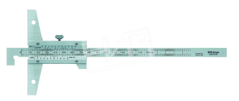 Штангенглубиномер ШГ- 300 0,02 с микроподачей с толщиномером 527-413 Mitutoyo