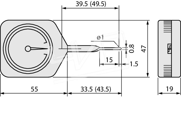 Граммометр   0,1-1 0,05 (100гр.) стандарт 546-113 Mitutoyo