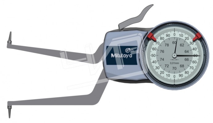 Кронциркуль 60-80мм индикат.д/внутр.измерений 209-307 Mitutoyo