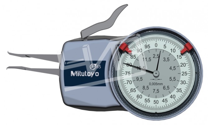Кронциркуль 60-80мм индикат.д/внутр.измерений 209-307 Mitutoyo