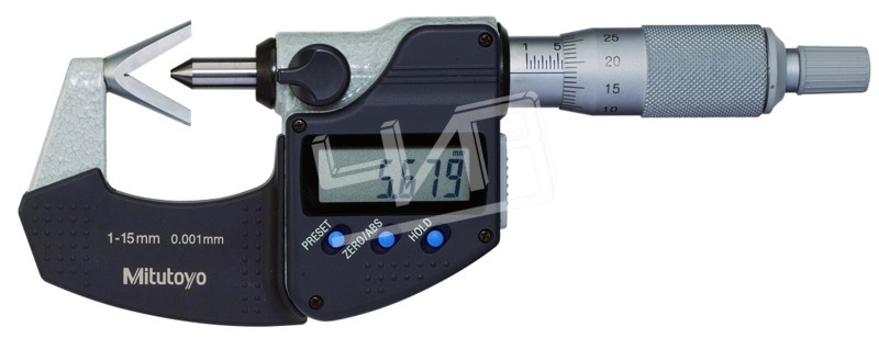 Микрометр с призм. пяткой- 15 0,001 (1-15) электронный VM3-15MB 314-251-30[10] Mitutoyo