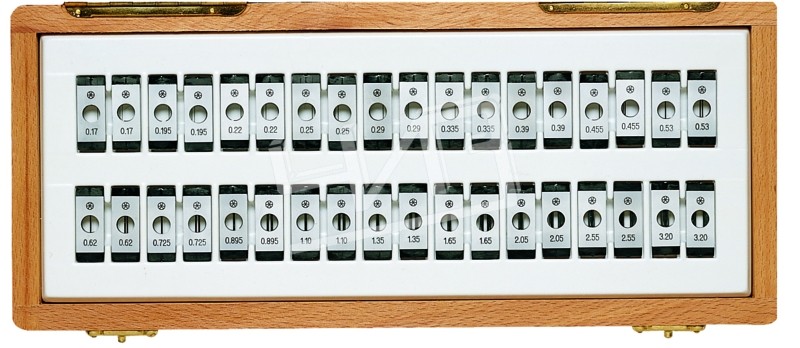 Набор из трех измерит.проволочек в комплекте 18 пар насад 313-102 Mitutoyo