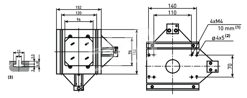Стол 100x50mm(TM-510) 176-207 Mitutoyo