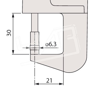 Толщиномер индикаторный электронный ТРЦ  0- 12 0,001 (21мм) ручной 547-401 Mitutoyo