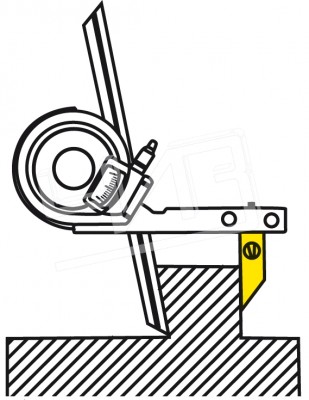Угломер нониусный  0- 90° 5' (135мм 1°) механический 187-201 Mitutoyo