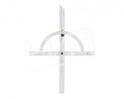 Угломер нониусный 10-170° (200x400мм 1°) регулир.рейка