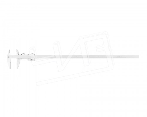 Штангенциркуль ШЦ-2-1000 0,1 губ. 100мм (320-1000) (ГРСИ №77302-20)  КЛБ