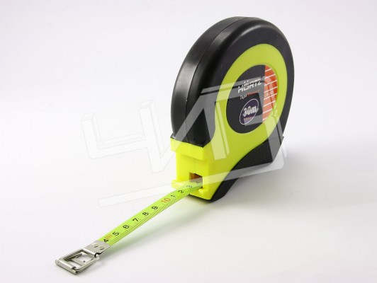 Рулетка  30м ширина 13мм закрытый корп. CR-002 HORTZ
