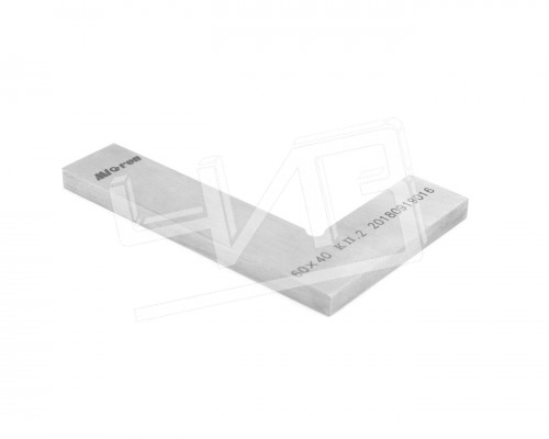 Угольник поверочный УП-  60х 40 кл.2 МИК