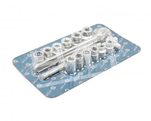 Набор головок  N4 оцинк. 8-22мм (кв.10мм) скин/упак. SITOMO BELARUS