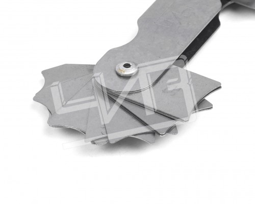 Набор шаблонов радиусных №3 (R 7-25мм) с калибровкой ЧИЗ