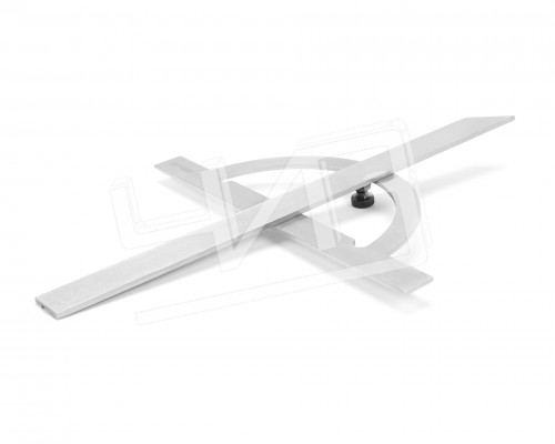 Угломер нониусный 10-170° (150x300мм 1°) регулир.рейка