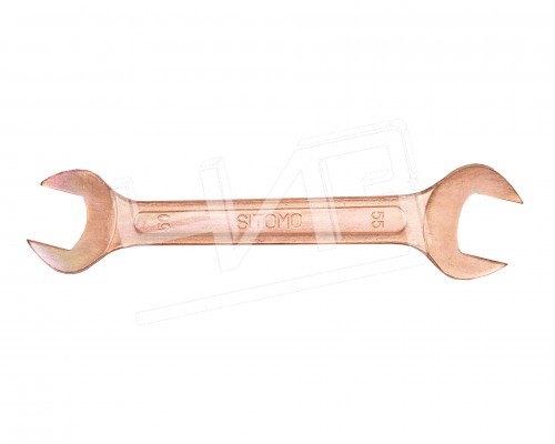 Ключ гаечный рожковый двусторонний  50x55 омедненный SITOMO