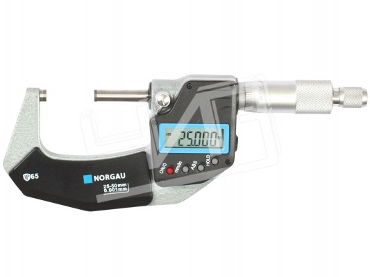 Микрометр МКЦ-  50 0,001 электронный 4-кнопочный в/защищ. IP65 041057050 Norgau