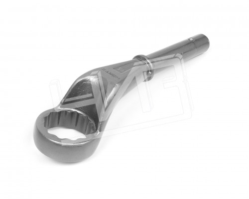 Ключ накидной односторонний  46 усиленный с рукояткой HORTZ