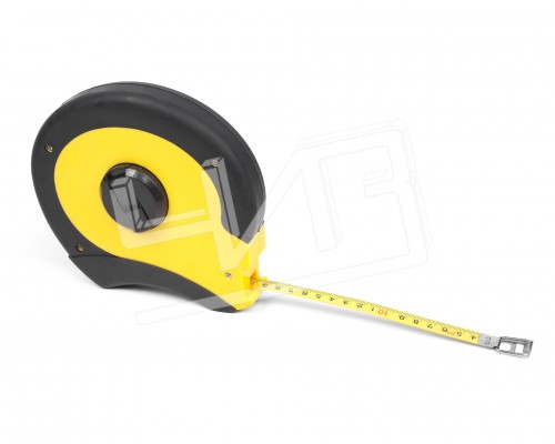 Рулетка  50м ширина 10мм закрытый корп. Стандарт HORTZ