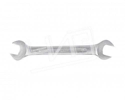 Ключ гаеч. рожковый двуст.  16x17 хром. HORTZ