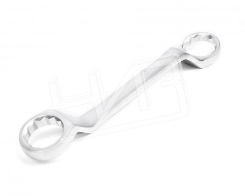 Ключ накидной двусторонний 60x65 Satin Finish HORTZ