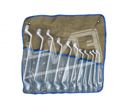 Набор ключей накидн.двуст.11шт. (8-30) брез. сум. КЗСМИ