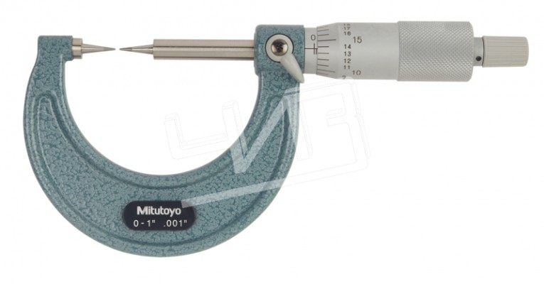 Микрометр точечный МК-ТП-  1" 0,001" (0-1") (15гр) твердосплавный 112-189 Mitutoyo