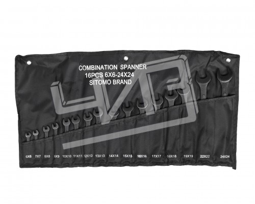 Набор ключей комбиниров.16шт. (6-24) SITOMO