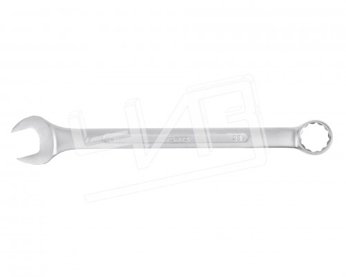 Ключ гаечный комбинированный 28x28 Satin Finish HORTZ