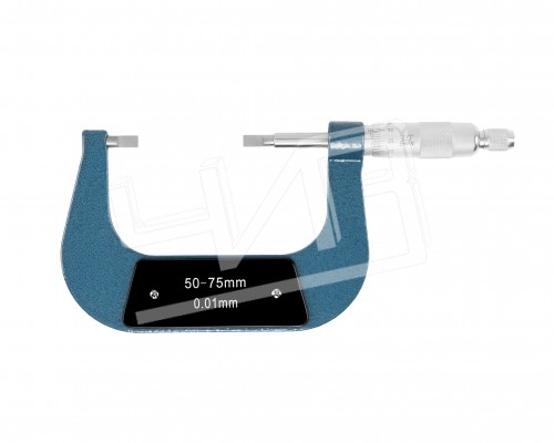 Микрометр трубный МК-НП- 75 0,01 с 2-мя ножевидными пяткaми SHAN