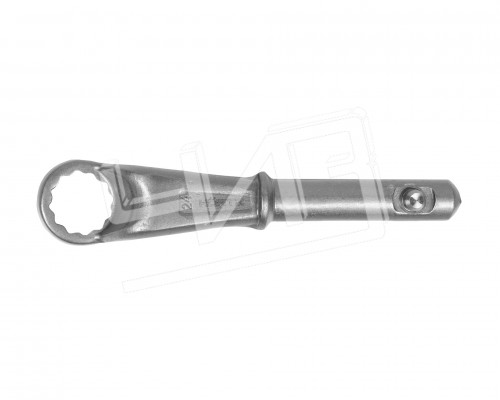 Ключ накидной односторонний  24 усиленный с рукояткой HOR