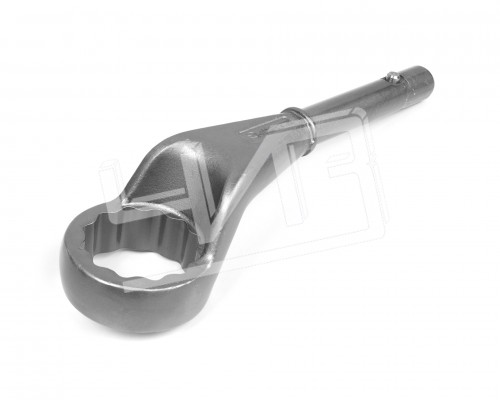 Ключ накидной односторонний  70 усиленный с рукояткой HORTZ