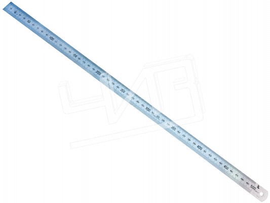 Линейка измерительная  500х20х0.5мм металлическая КЛБ*