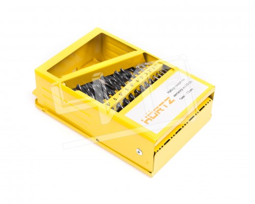 Набор сверл   1-13 25 шт. Р6М5 HORTZ